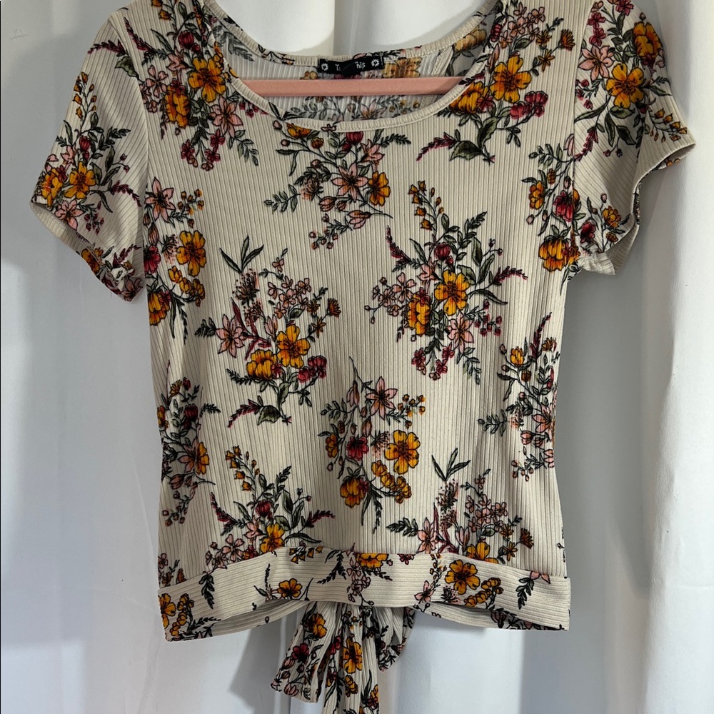 Floral Print Women's Top